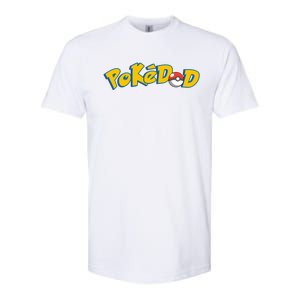 Pokedad Cute Dad Gift Softstyle® CVC T-Shirt