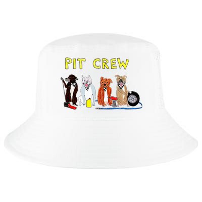 Pit Crew Dogs Funny For Women Cool Comfort Performance Bucket Hat