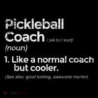 Pickleball Coach Definition Funny Gift Impact Tech Backpack