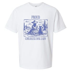 Proud Childless Dog Lady Sueded Cloud Jersey T-Shirt