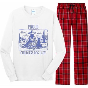 Proud Childless Dog Lady Long Sleeve Pajama Set