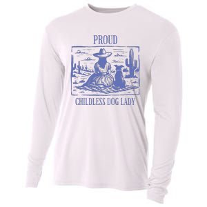 Proud Childless Dog Lady Cooling Performance Long Sleeve Crew