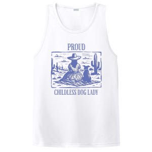 Proud Childless Dog Lady PosiCharge Competitor Tank