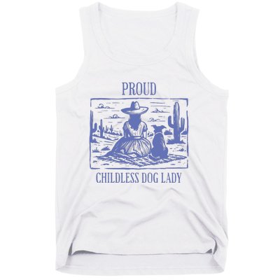 Proud Childless Dog Lady Tank Top