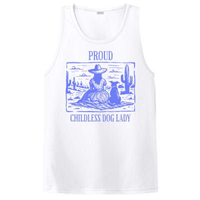 Proud Childless Dog Lady PosiCharge Competitor Tank