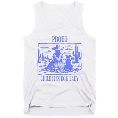 Proud Childless Dog Lady Tank Top