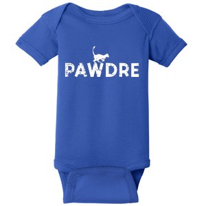 Pawdre Cat Dad Cute Fur Papa Fathers Day Baby Bodysuit