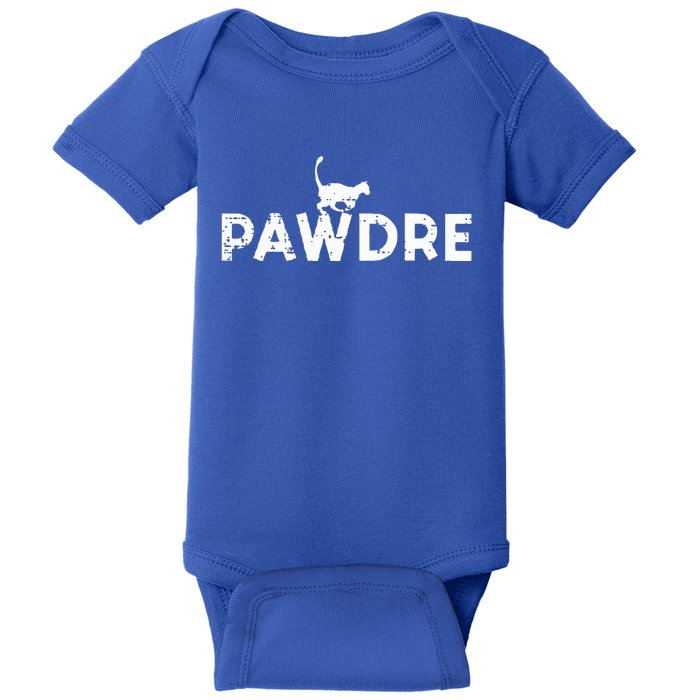 Pawdre Cat Dad Cute Fur Papa Fathers Day Baby Bodysuit