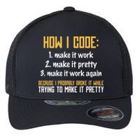 Programmer Coder Developer Programming Coding Flexfit Unipanel Trucker Cap