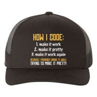 Programmer Coder Developer Programming Coding Yupoong Adult 5-Panel Trucker Hat