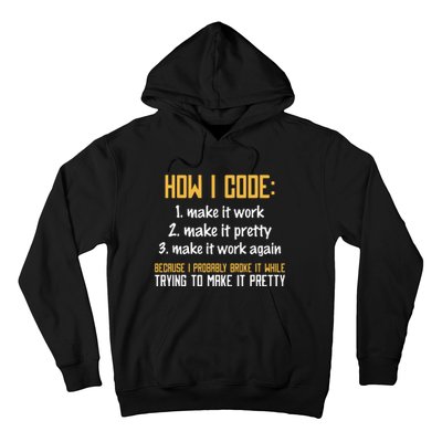 Programmer Coder Developer Programming Coding Hoodie