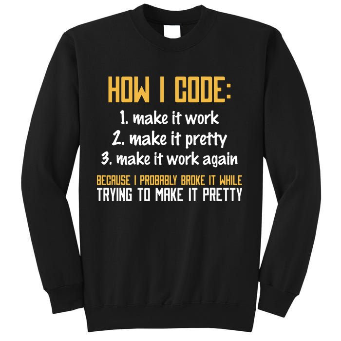 Programmer Coder Developer Programming Coding Sweatshirt