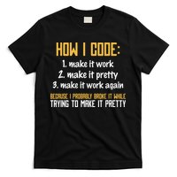 Programmer Coder Developer Programming Coding T-Shirt