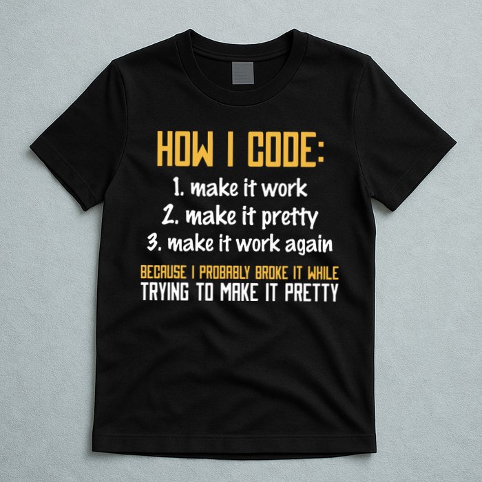 Programmer Coder Developer Programming Coding T-Shirt