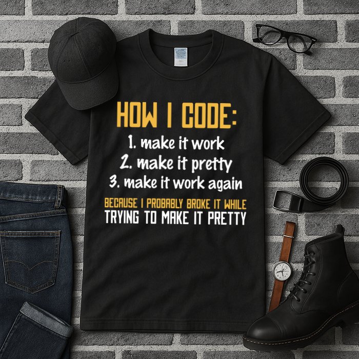 Programmer Coder Developer Programming Coding Tall T-Shirt