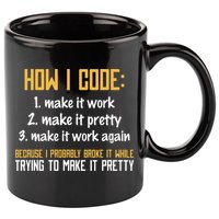 Programmer Coder Developer Programming Coding 11oz C Handle Ceramic Mug
