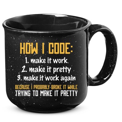 Programmer Coder Developer Programming Coding 15oz Campfire Ceramic Mug