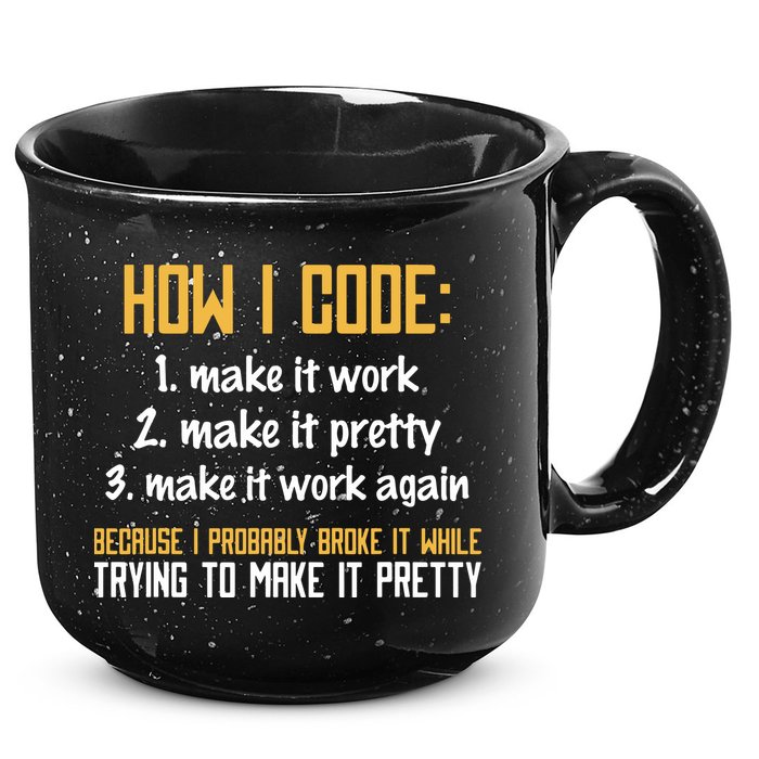 Programmer Coder Developer Programming Coding 15oz Campfire Ceramic Mug