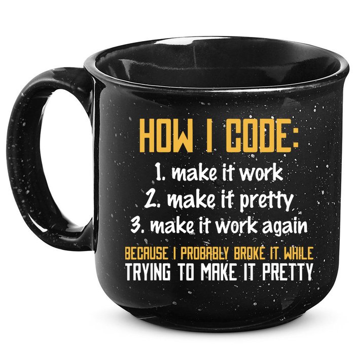 Programmer Coder Developer Programming Coding 15oz Campfire Ceramic Mug