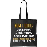 Programmer Coder Developer Programming Coding Bag