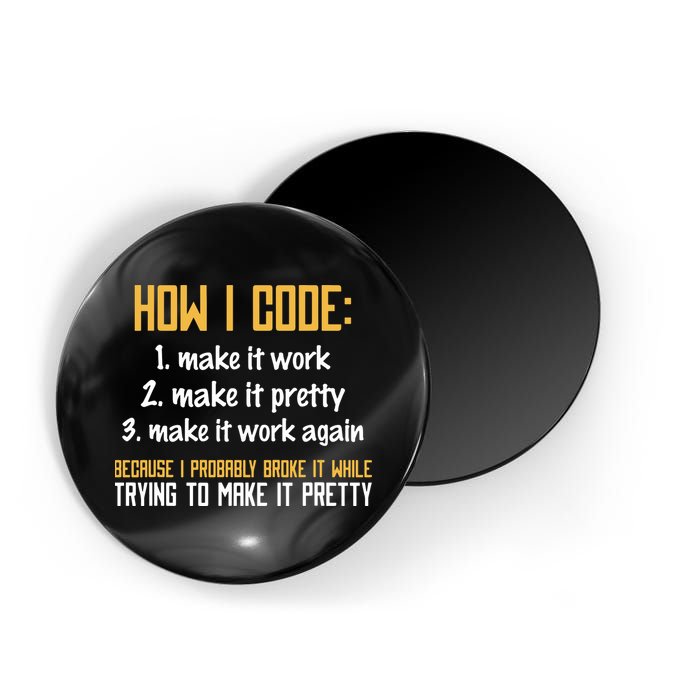 Programmer Coder Developer Programming Coding Magnet