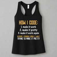 Programmer Coder Developer Programming Coding Womens Tank Top