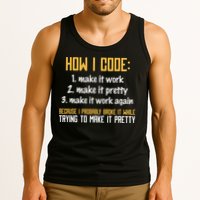 Programmer Coder Developer Programming Coding Tank Top
