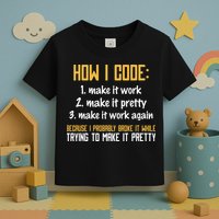 Programmer Coder Developer Programming Coding Toddler T-Shirt