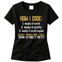 Programmer Coder Developer Programming Coding Womens T-Shirt