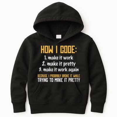 Programmer Coder Developer Programming Coding Kids Hoodie