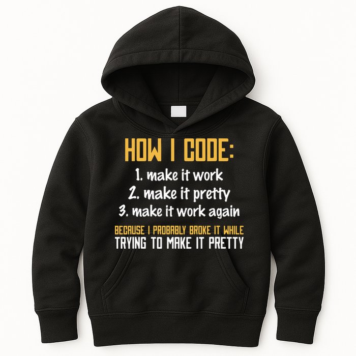 Programmer Coder Developer Programming Coding Kids Hoodie