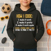Programmer Coder Developer Programming Coding Kids Hoodie