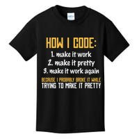 Programmer Coder Developer Programming Coding Kids T-Shirt