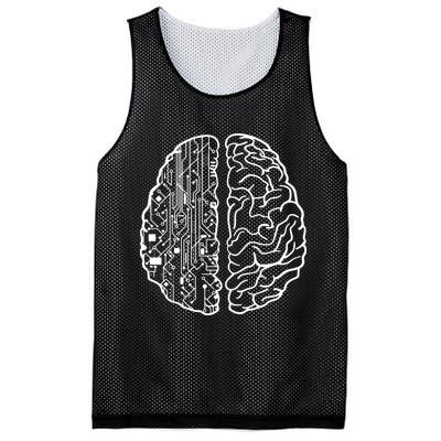 Programmer Coder Developer Programming Brain Programmer Mesh Reversible Basketball Jersey Tank