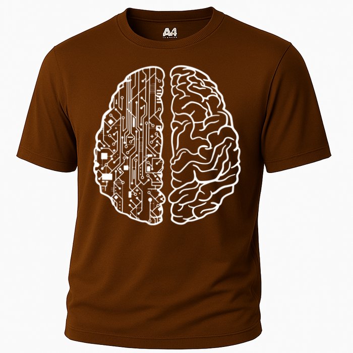 Programmer Coder Developer Programming Brain Programmer Cooling Performance Crew T-Shirt