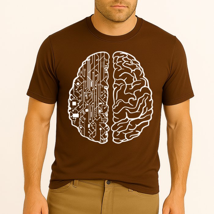 Programmer Coder Developer Programming Brain Programmer Cooling Performance Crew T-Shirt