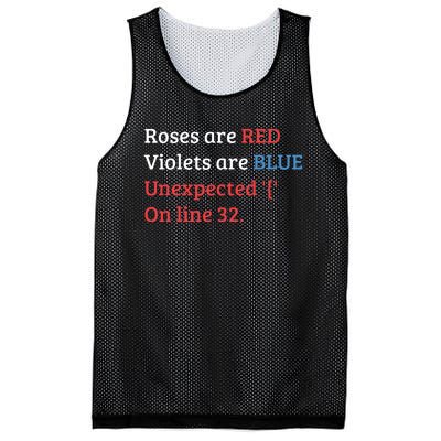 Programmer Coder Developer Programming Software Engineer Mesh Reversible Basketball Jersey Tank