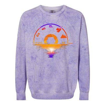 Photographer Camera Design Photography Lover Photographing Colorblast Crewneck Sweatshirt