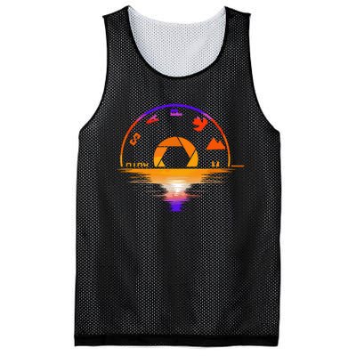 Photographer Camera Design Photography Lover Photographing Mesh Reversible Basketball Jersey Tank