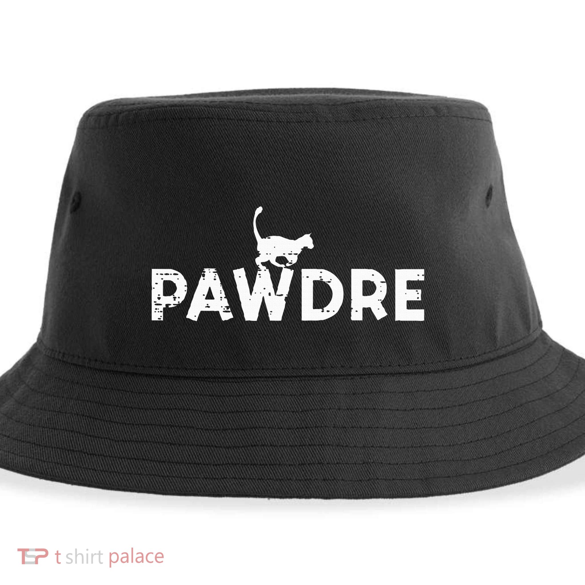 Pawdre Cat Dad Cute Fur Papa Fathers Day Pet Paw Daddy Sustainable Bucket Hat