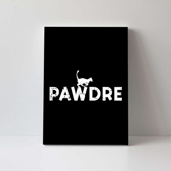 Pawdre Cat Dad Cute Fur Papa Fathers Day Pet Paw Daddy Canvas