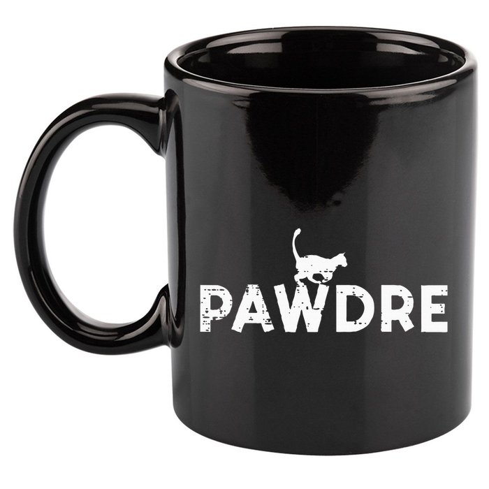 Pawdre Cat Dad Cute Fur Papa Fathers Day Pet Paw Daddy 11oz C Handle Ceramic Mug
