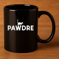 Pawdre Cat Dad Cute Fur Papa Fathers Day Pet Paw Daddy 11oz C Handle Ceramic Mug