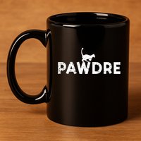 Pawdre Cat Dad Cute Fur Papa Fathers Day Pet Paw Daddy 11oz C Handle Ceramic Mug