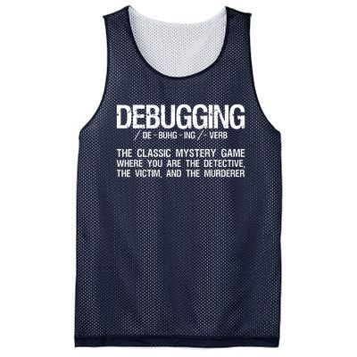 Programmer Coder Developer Programming Software Engineer Mesh Reversible Basketball Jersey Tank