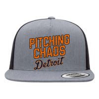 Pitching Chaos Detroit Flat Bill Trucker Hat