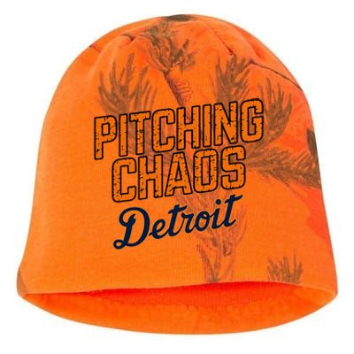 Pitching Chaos Detroit Kati - Camo Knit Beanie