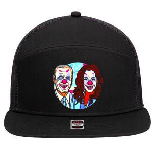 Political Clowns Design 7 Panel Mesh Trucker Snapback Hat