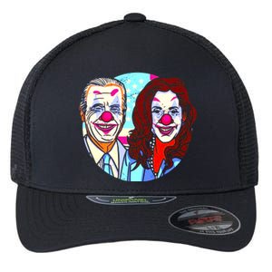 Political Clowns Design Flexfit Unipanel Trucker Cap