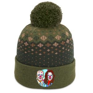 Political Clowns Design The Baniff Cuffed Pom Beanie